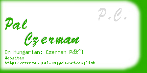 pal czerman business card